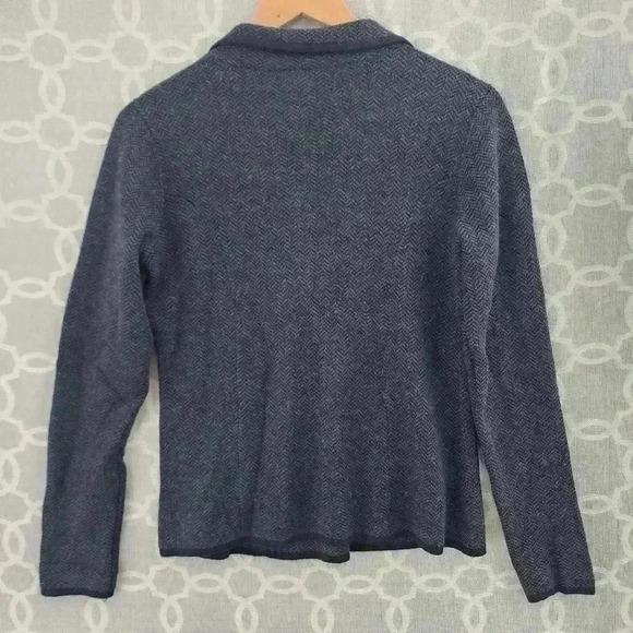 Tahari Extrafine Merino wool Half Zip Women's Blazer S - Picture 2 of 9